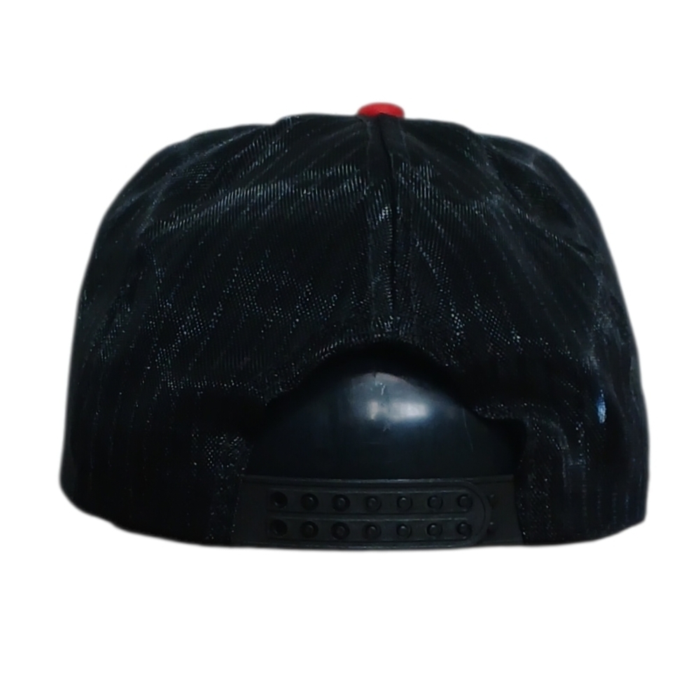 Baby ape character graphics snapback hat Wht/Red. - Picture 3 of 4